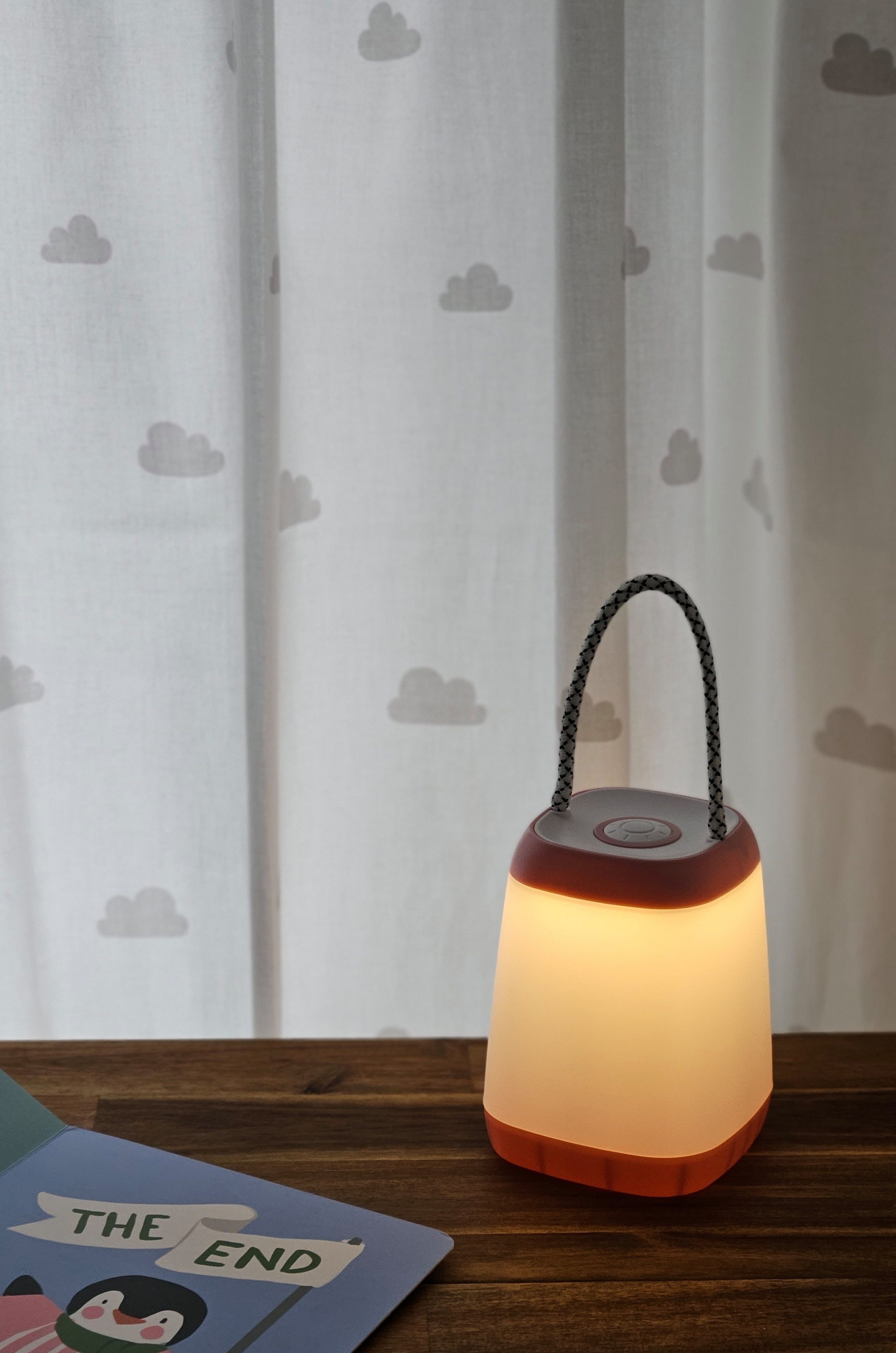 Meinposten Dekolicht Lampe Leuchte kleine Tischleuchte LED Camping dimmbar tragbar, LED fest integriert, Tageslichtweiß
