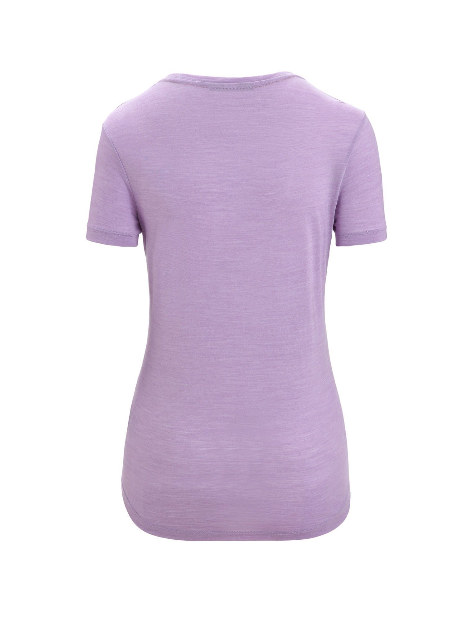 Ii W T-Shirt Icebreaker Purple Gaze Sphere Icebreaker Damen Short-sleeve Tee