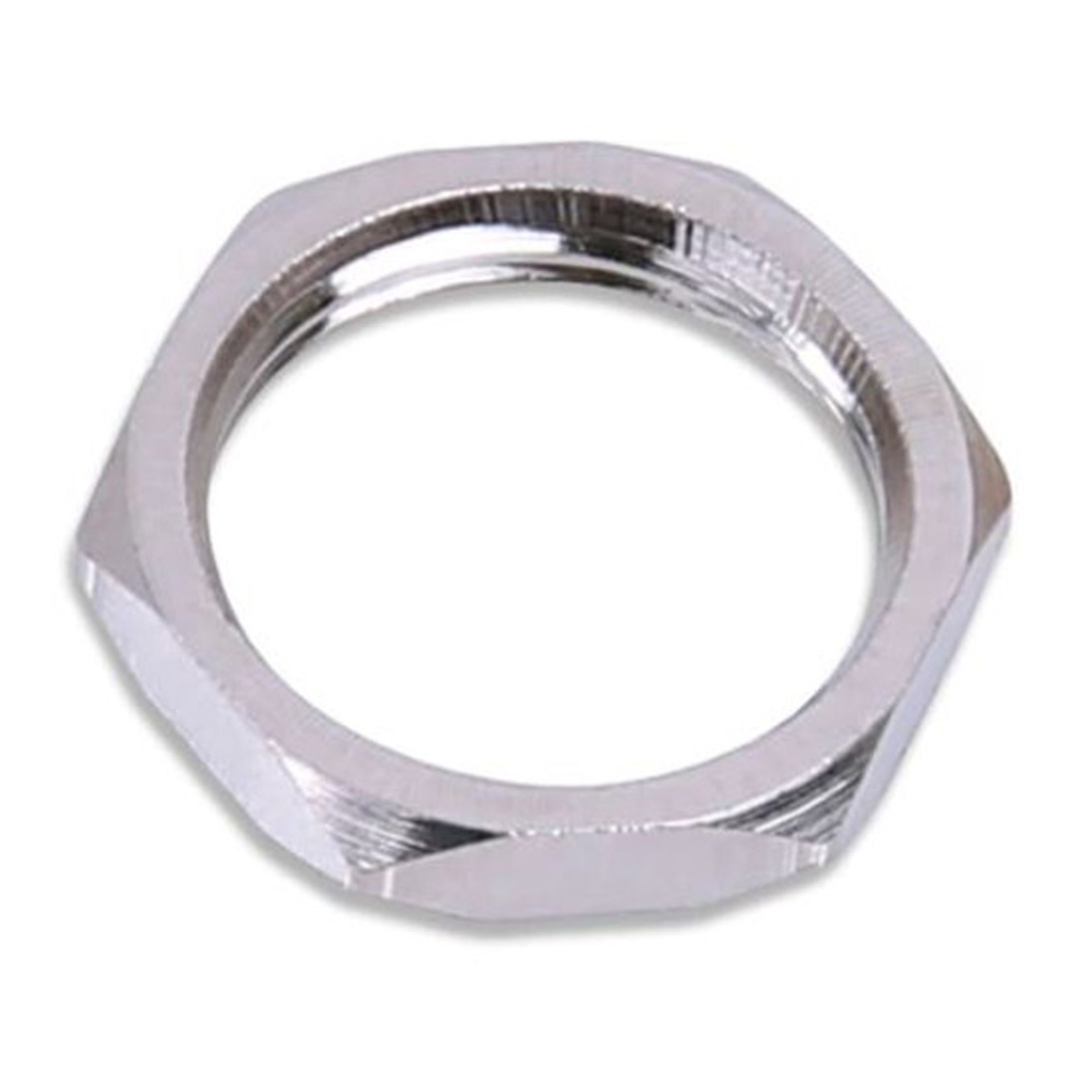 WSC Partsland E-Gitarre, ersatzteile für Gitarren, Diverse Ersatzteile, Mutter 3/8" Nickel 6er Pack - Gitarren Ersatzteil