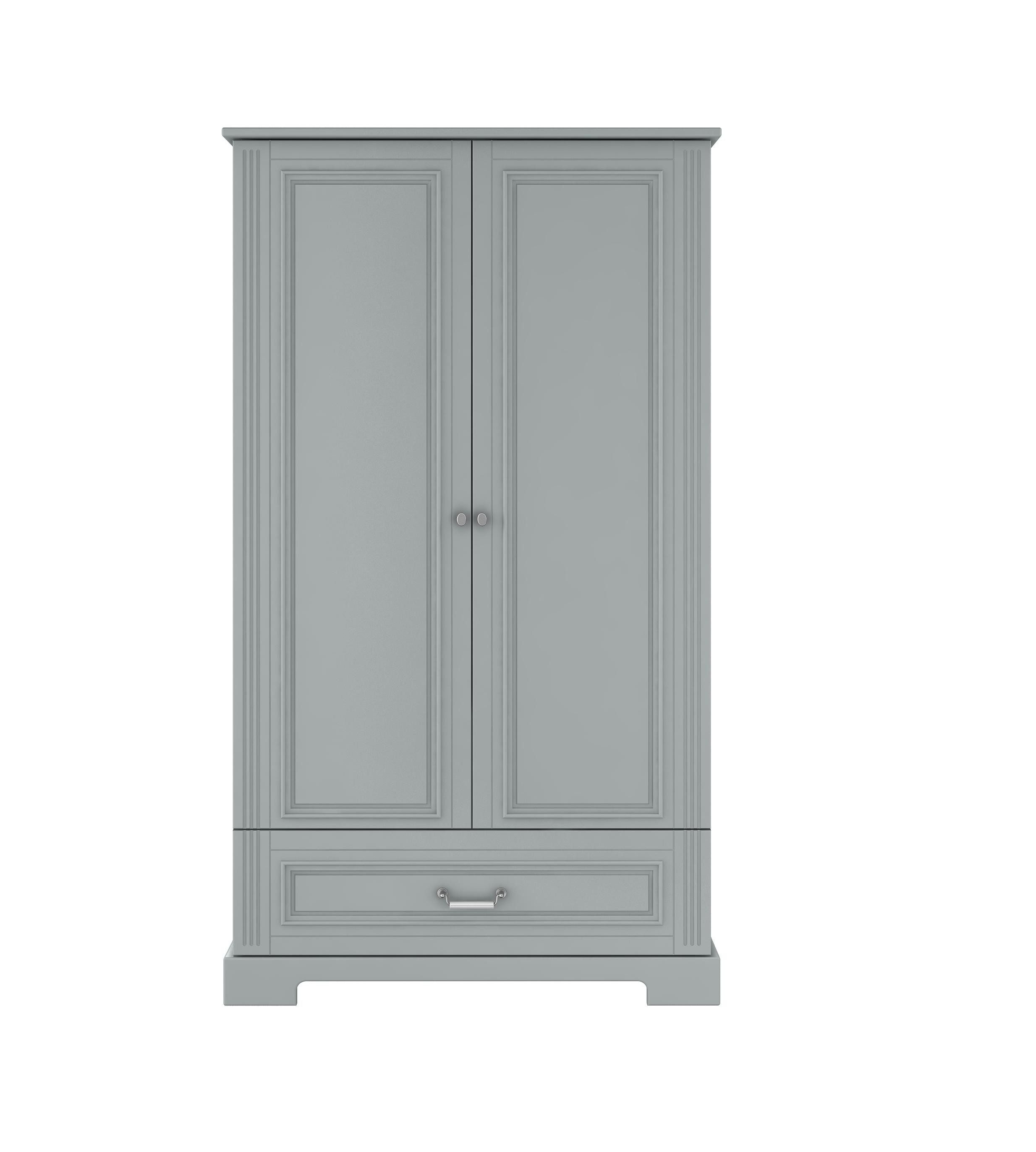Raumhirsch Furniture Kinderkleiderschrank Ines, 2-türig – ideal für das Kinderzimmer