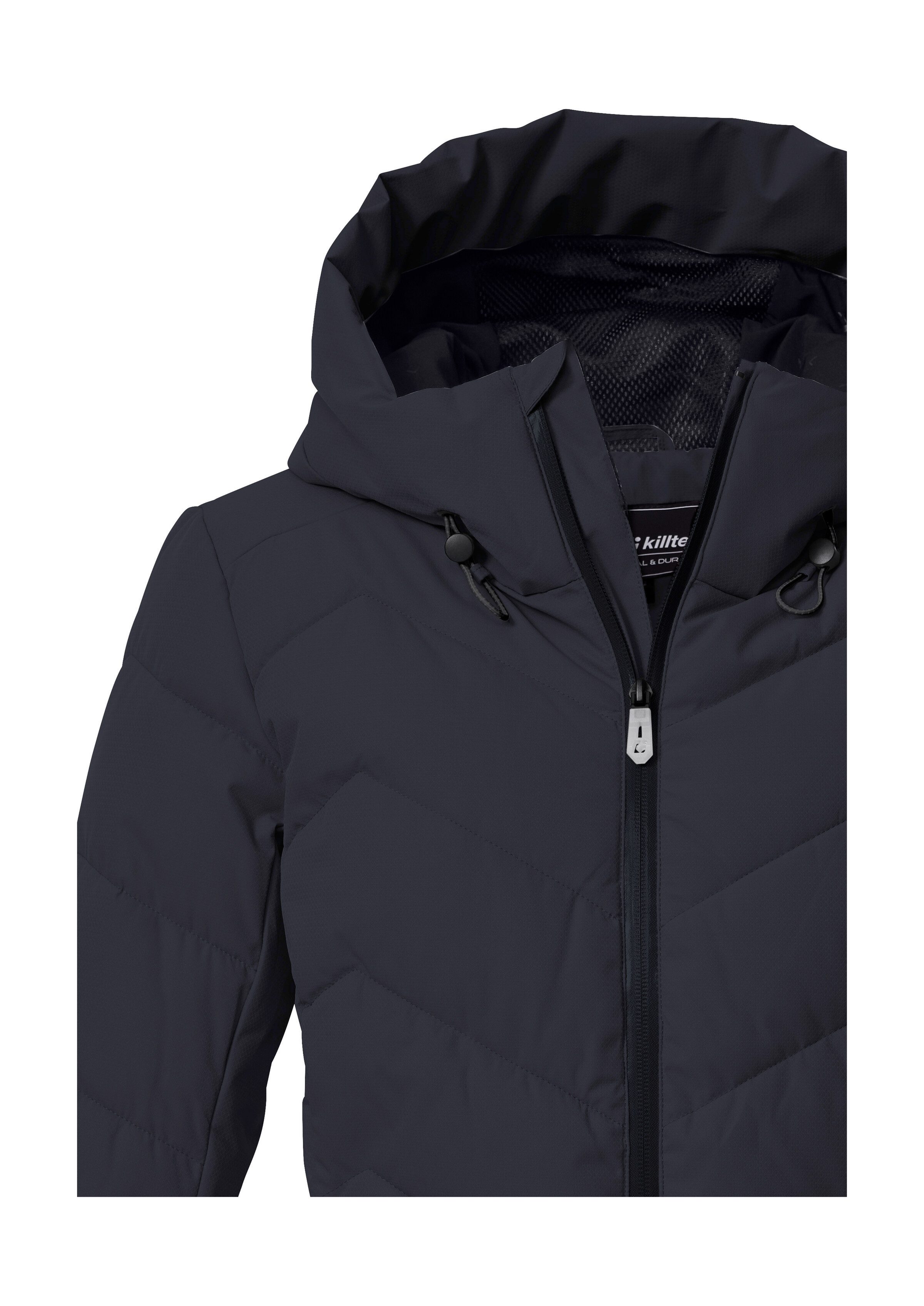 Killtec Skijacke KSW 31 WMN SKI QLTD JCKT Winddichte, wasserabweisende Skijacke mit Daunenoptik und Schneefang