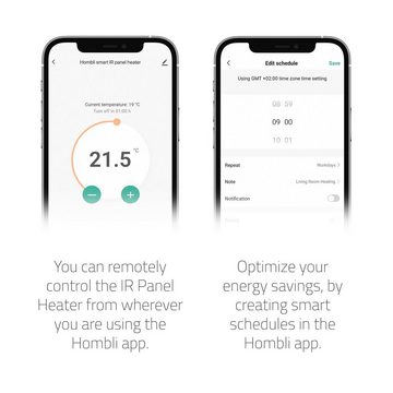 Hombli smartes Infrarot Heizpanel, 350W Smart-Home-Zubehör