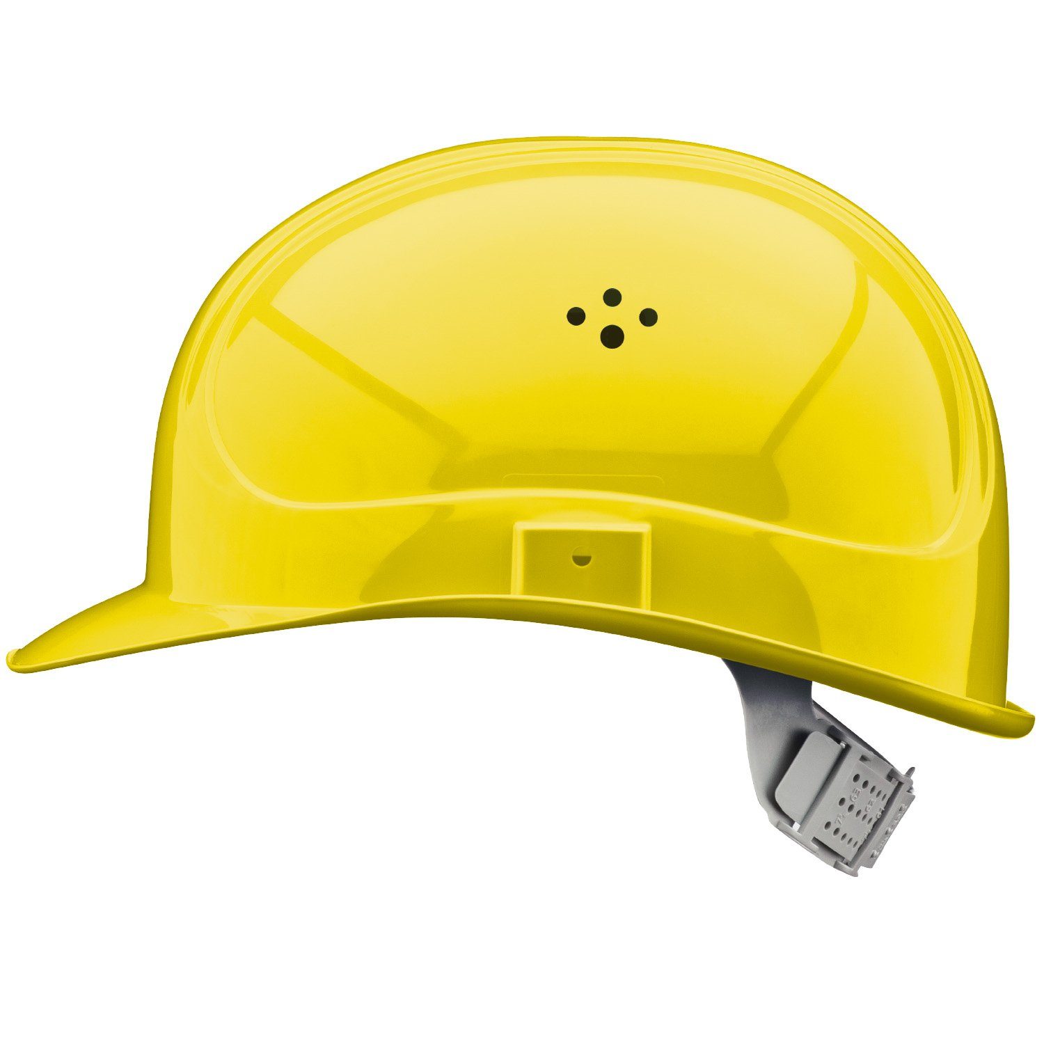 6-Punkt-Gurtband 5 BAU-Helm Schutzhelm (Art.22-80BR) gelb Arbeitshelm mit - GUARD -