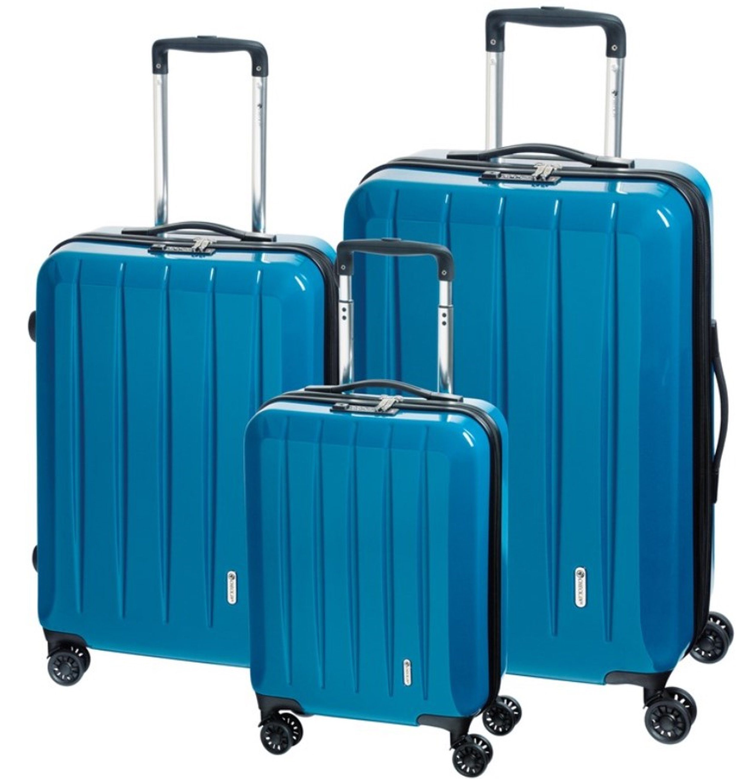 CHECK.IN® Trolleyset - Light - XL-Volumen - 4 Rollen - Dehnfalte, div. Farben