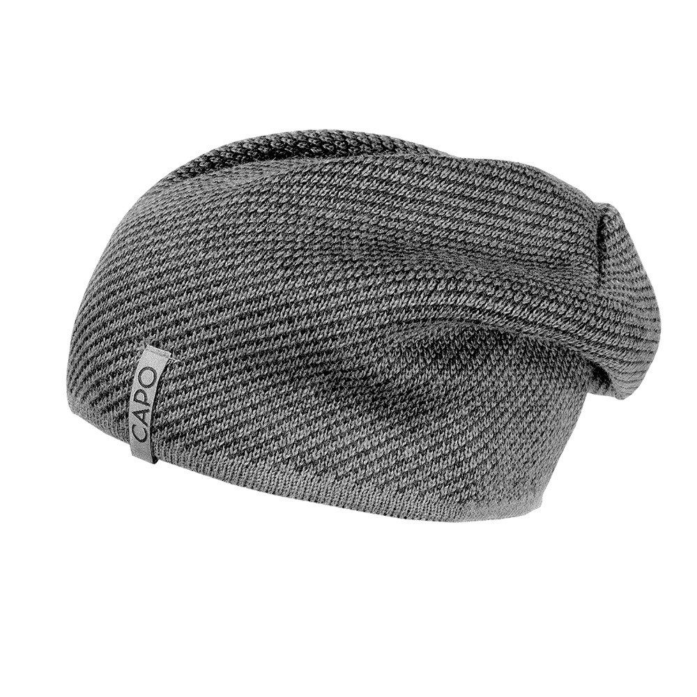 Strickmütze Mütze, Streifenjacquard Strick, Fleecestreifen