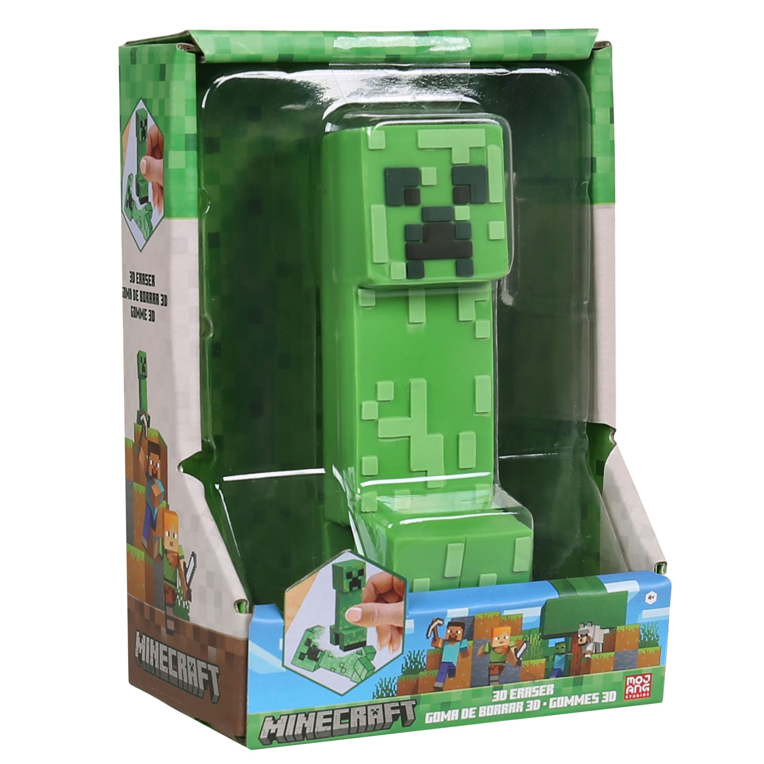 Minecraft Radiergummi Minecraft Creeper Radiergummi für Kinder – 3D-Gamer, 8 cm
