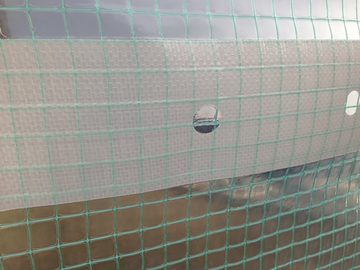 HaGa Gitterfolie in 1,5m Breite (Meterware), Gewächshausfolie, UV-stabilisiert, Sonnenschutzfolie