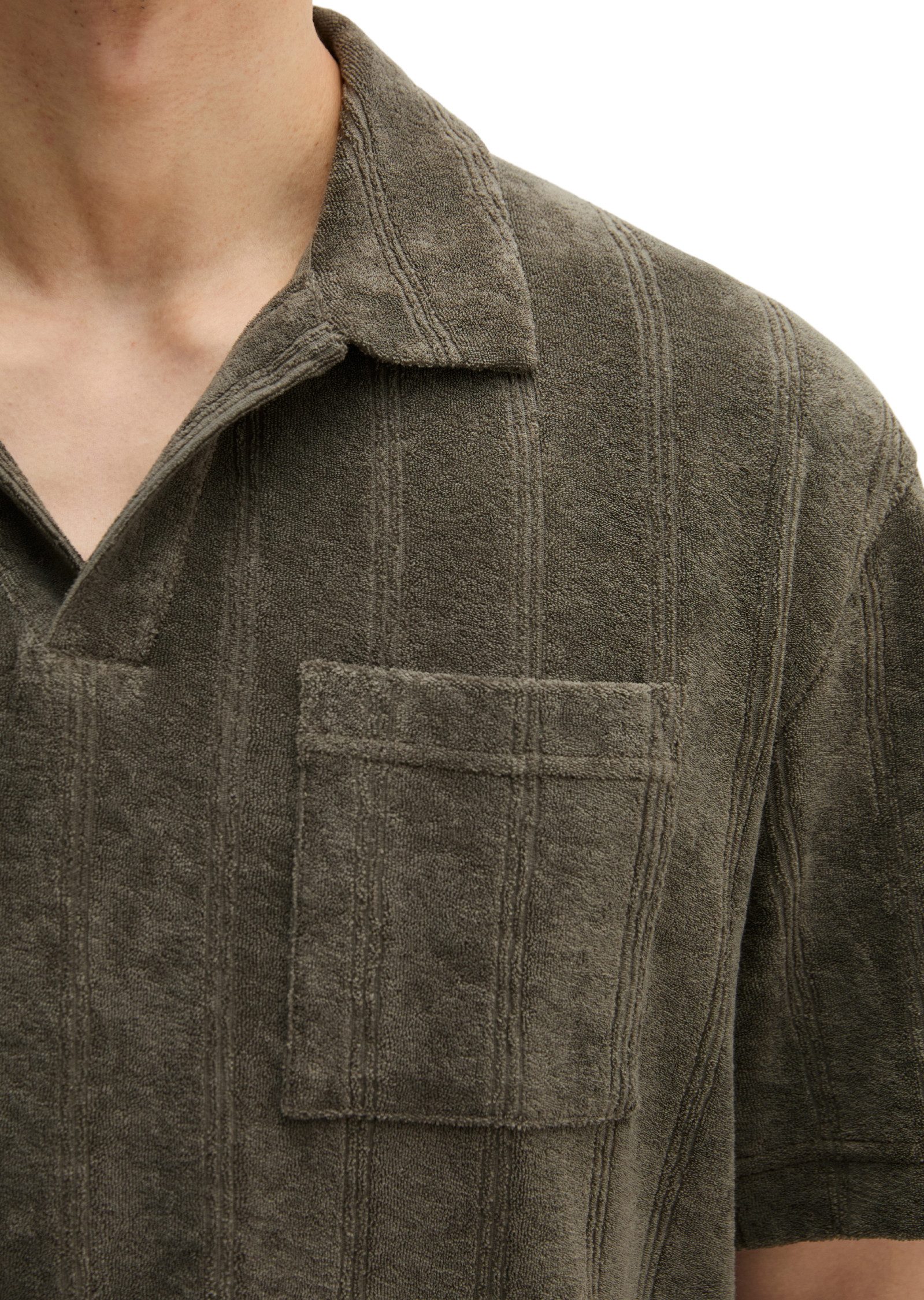 Marc O'Polo Poloshirt aus Bio-Baumwoll-Frottee – Bild 4 von 5