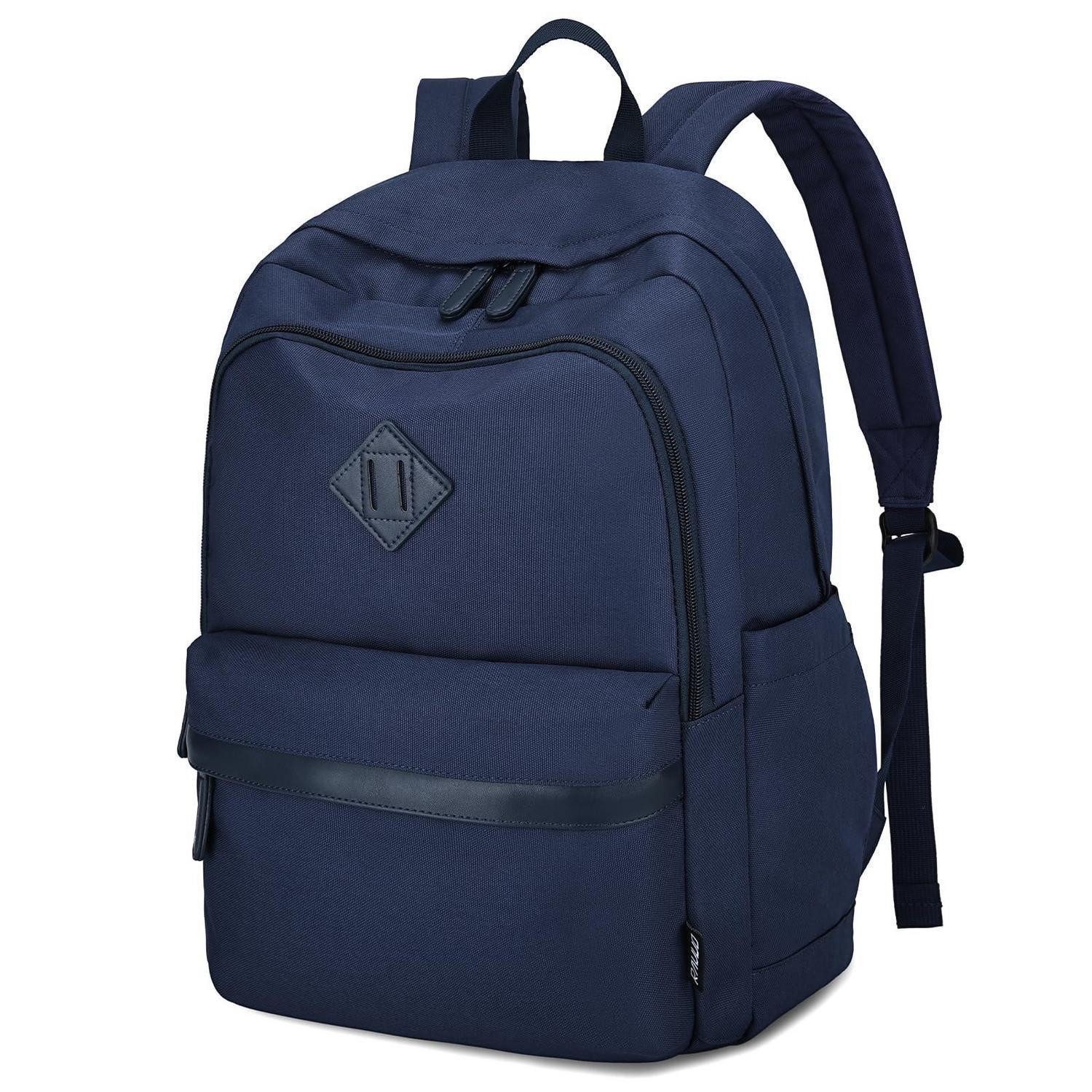 LuxusKollektion Schulrucksack Rucksack Herren Groß 18 Zoll Blau