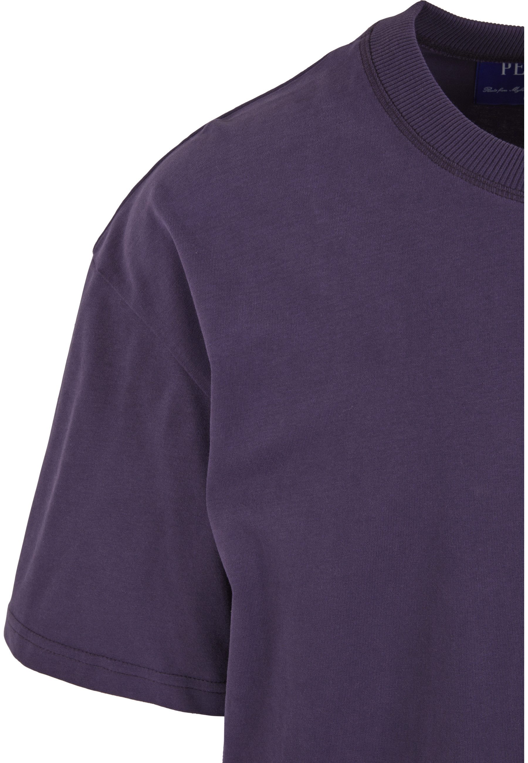 PEQUS T-Shirt PEQUS PEQUS Chest Logo T-Shirt purple (1-tlg)