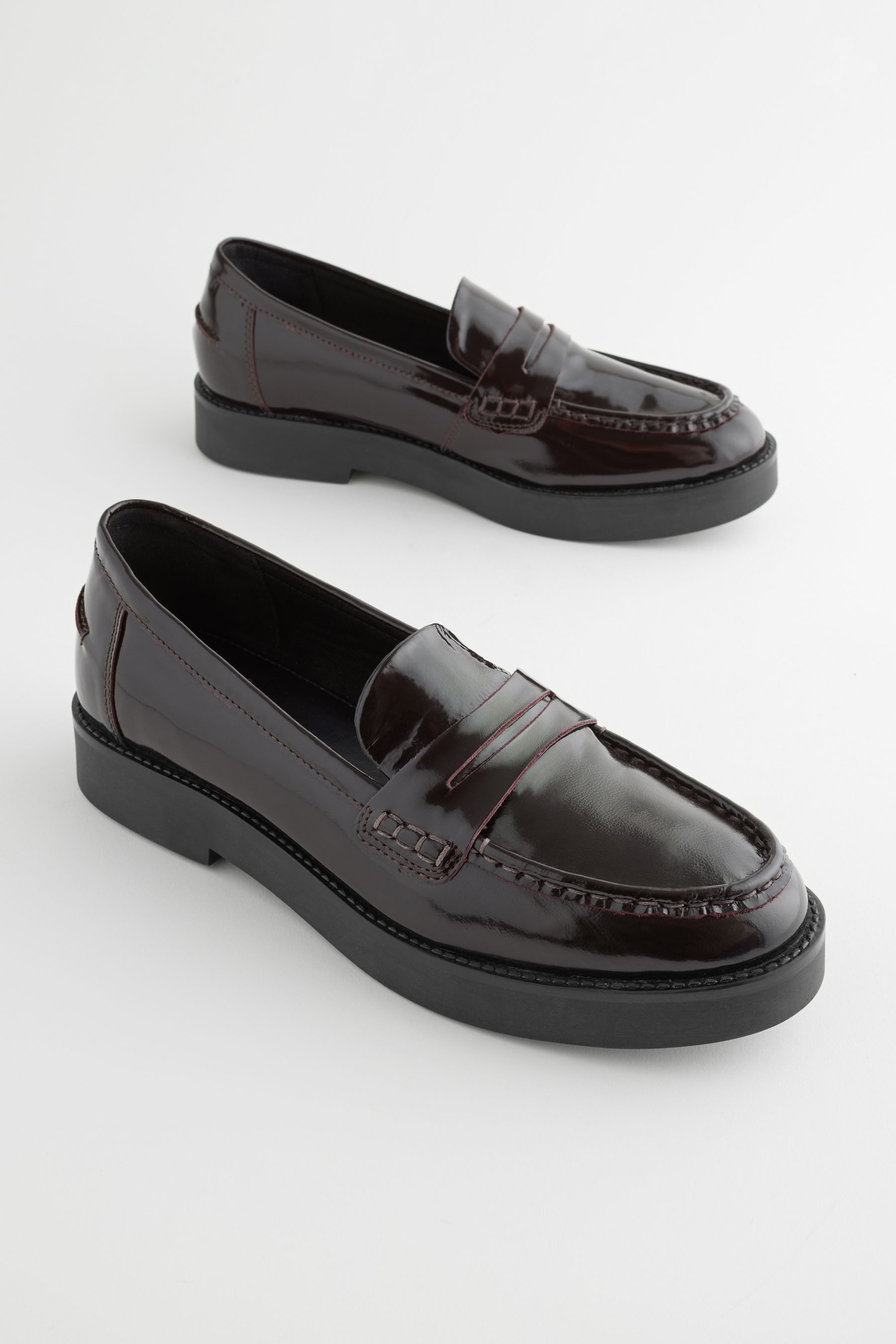 Next Forever Comfort® Derbe Leder-Loafer Loafer günstig online kaufen