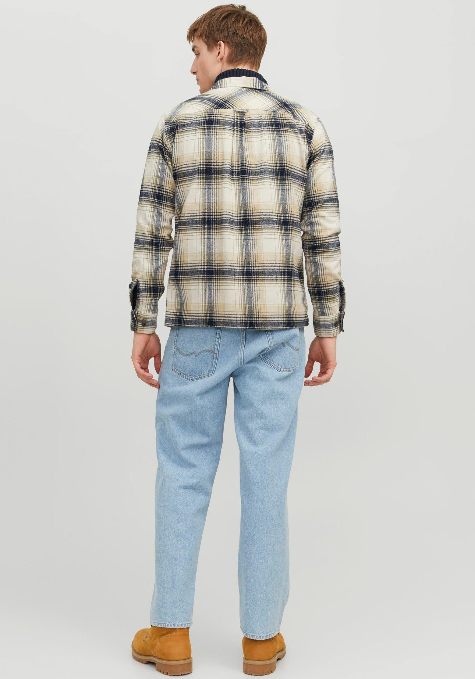 Jack & Jones Langarmhemd JJEEDDIE OVERSHIRT günstig online kaufen