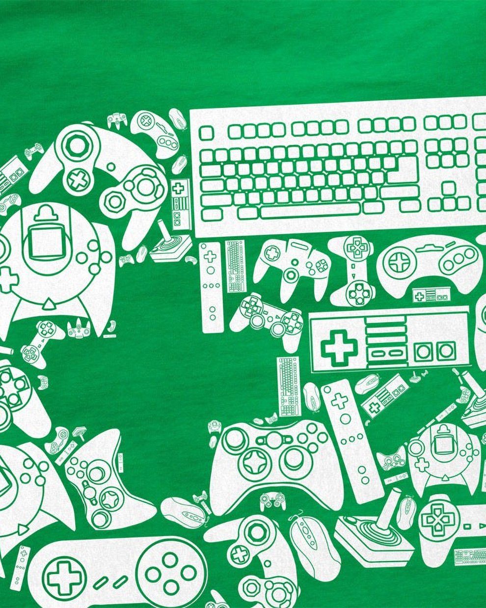 style3 Print-Shirt super mario grün Herren nintendo switch Gamer zelda snes kart konsole T-Shirt spiel