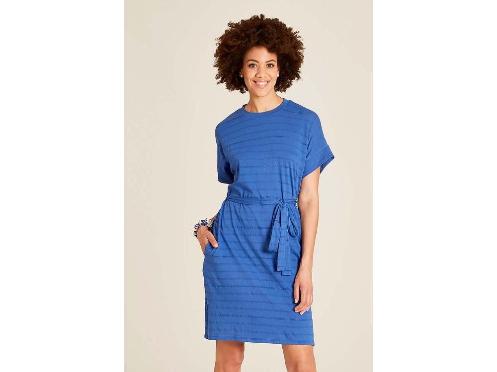 Jerseykleid tranquillo Bio-Damen-Mini-Kleid aus Ajour-Jersey m