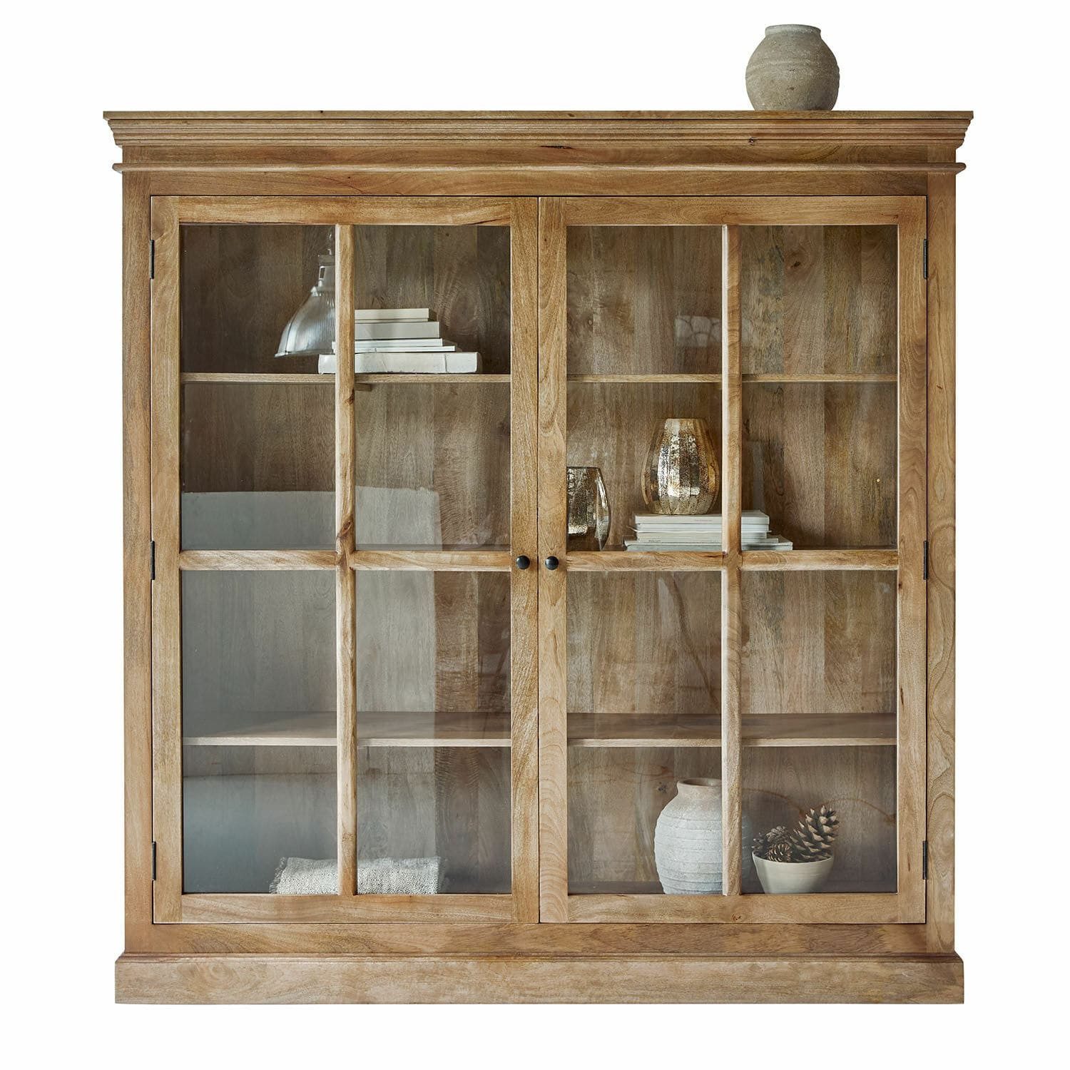 Mirabeau Vitrine Schrank Norcelles braun