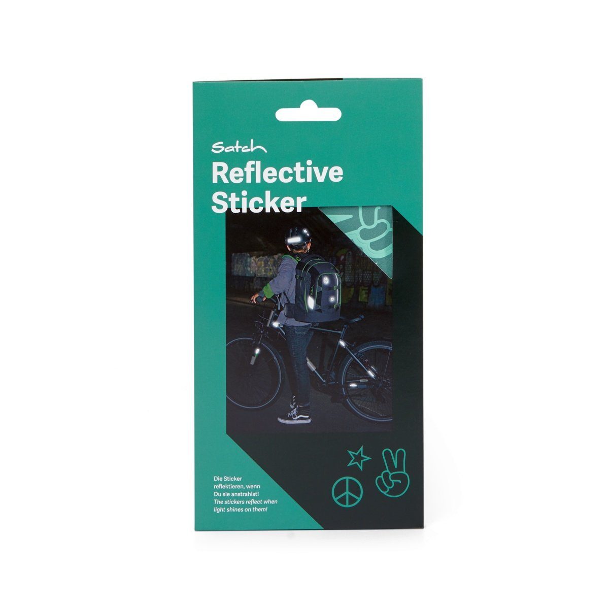 Satch Schulrucksack Satch Reflective Sticker Set Mint