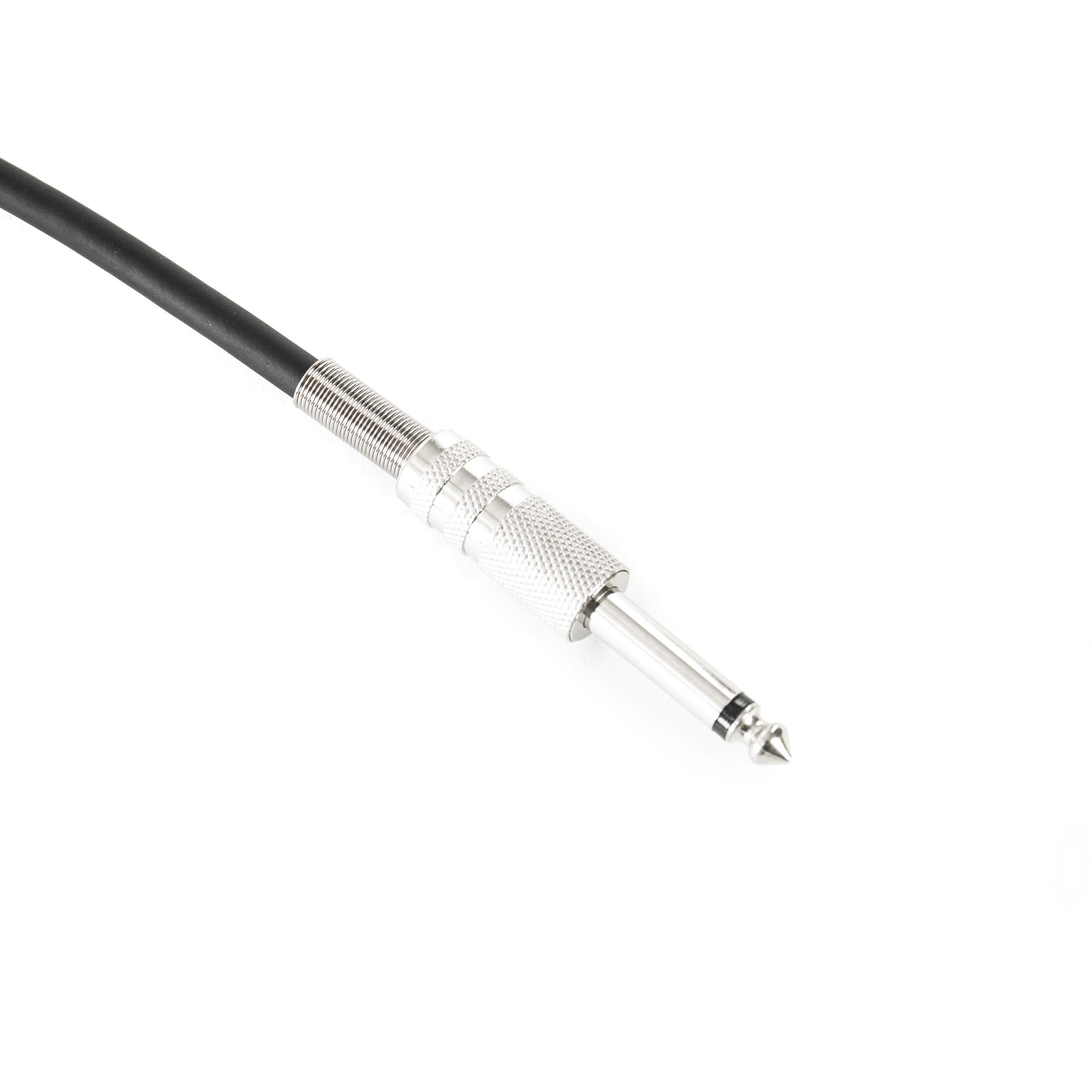 MUSIC STORE Instrumentenkabel, Instrumentenkabel, 3m, Zuverlässige Signalübertragung, Schwarze
