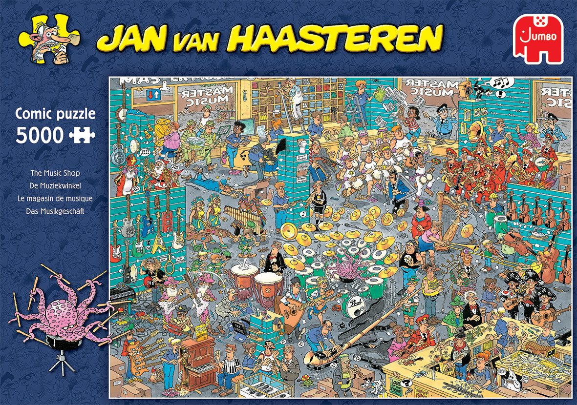 Jan van Haasteren Puzzle Jan van Haasteren Der Musikshop 5000 Teile Puzzle, 5000 Puzzleteile