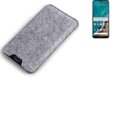 K-S-Trade Handyhülle für Nokia G50, Filz Handyhülle Schutzhülle Filztasche Filz Tasche Case Sleeve