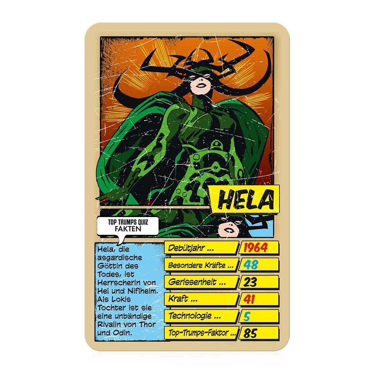 Winning Moves Spiel Top Trumps - Marvel Comics Retro, Quartett