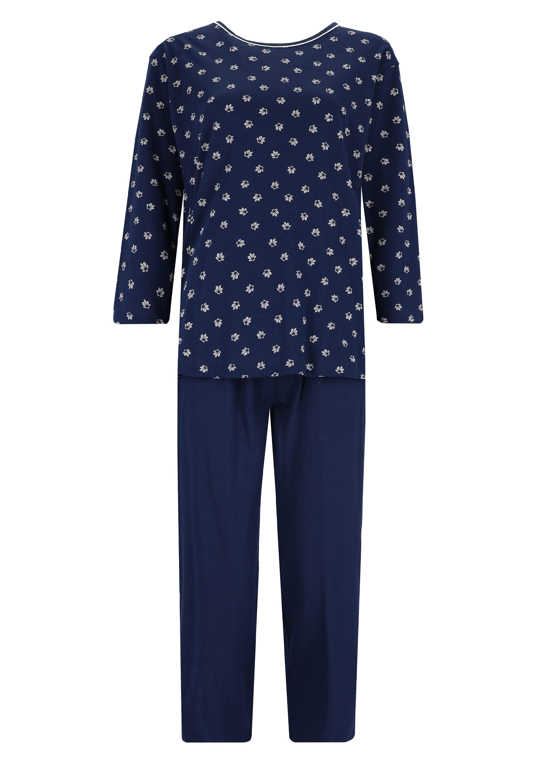 Hajo Pyjama Klima Komfort (Set, 2 tlg) Schlafanzug - Baumwolle - Atmungsakt günstig online kaufen