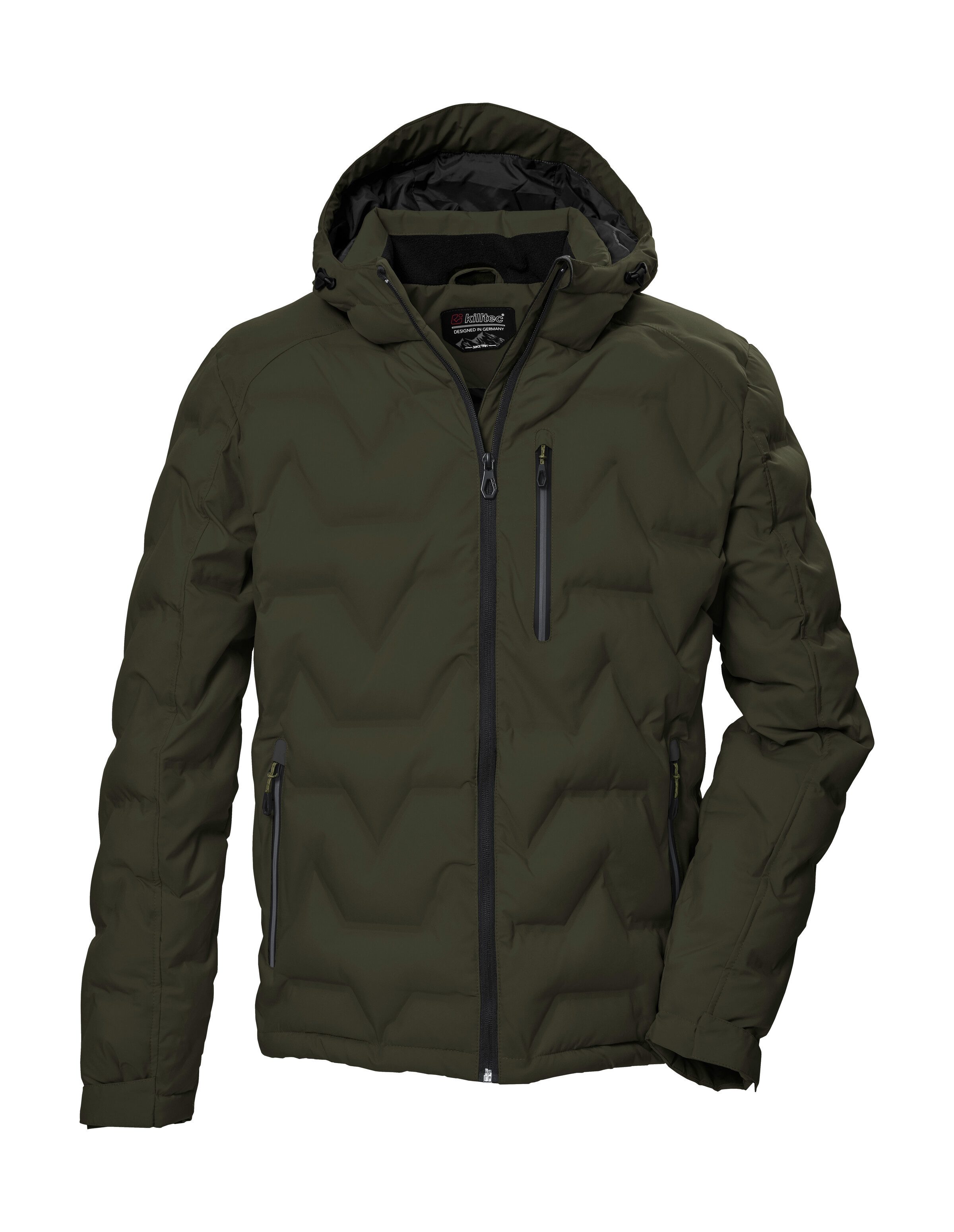Killtec Steppjacke KOW 60 MN QLTD JCKT Wasser- und windabweisend, atmungsaktiv, verstellbare Kapuze