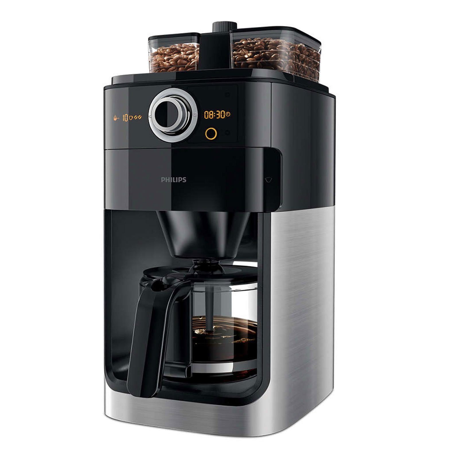 Philips Filterkaffeemaschine HD7769/00 Grind & Brew Filterkaffeemaschine