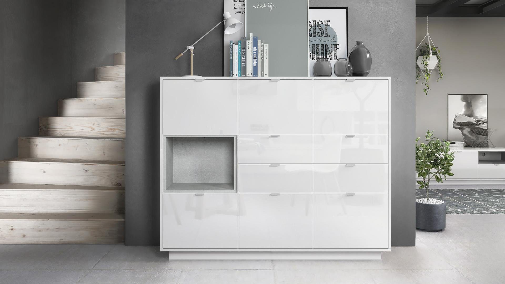 Vladon Highboard Metro V2 (Highboard, mit günstig online kaufen