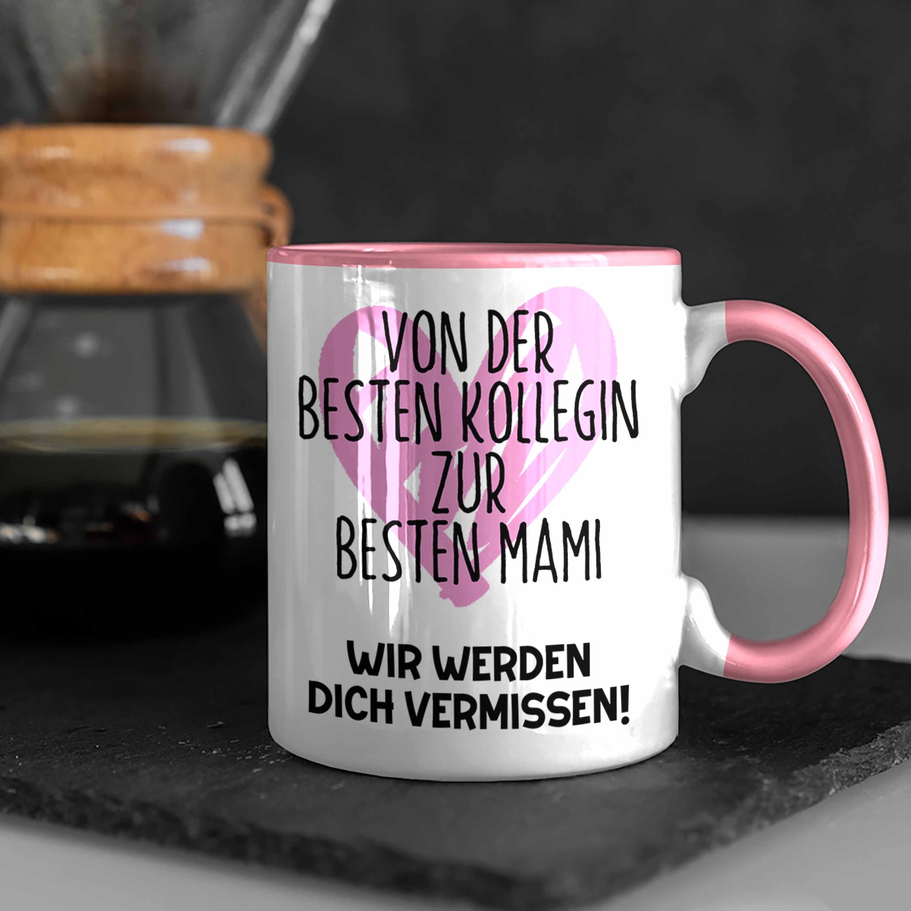 Kollegin Mama Rosa Tasse Geschenk Tasse Mutterschutz Trendation Abschieds Werdende Abschied