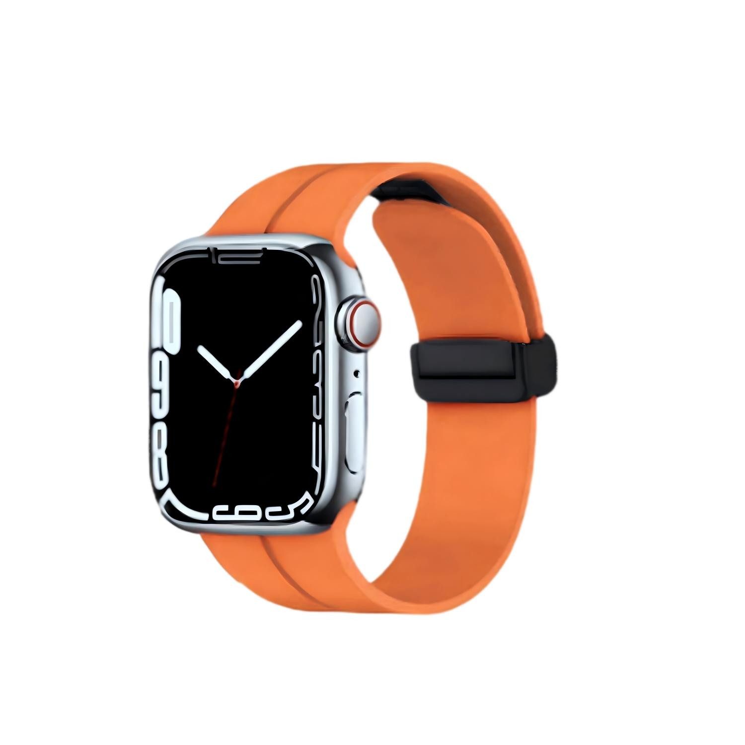 mutural Smartwatch-Armband Silikonarmband kompatibel mit Apple Watch – 38–49 mm