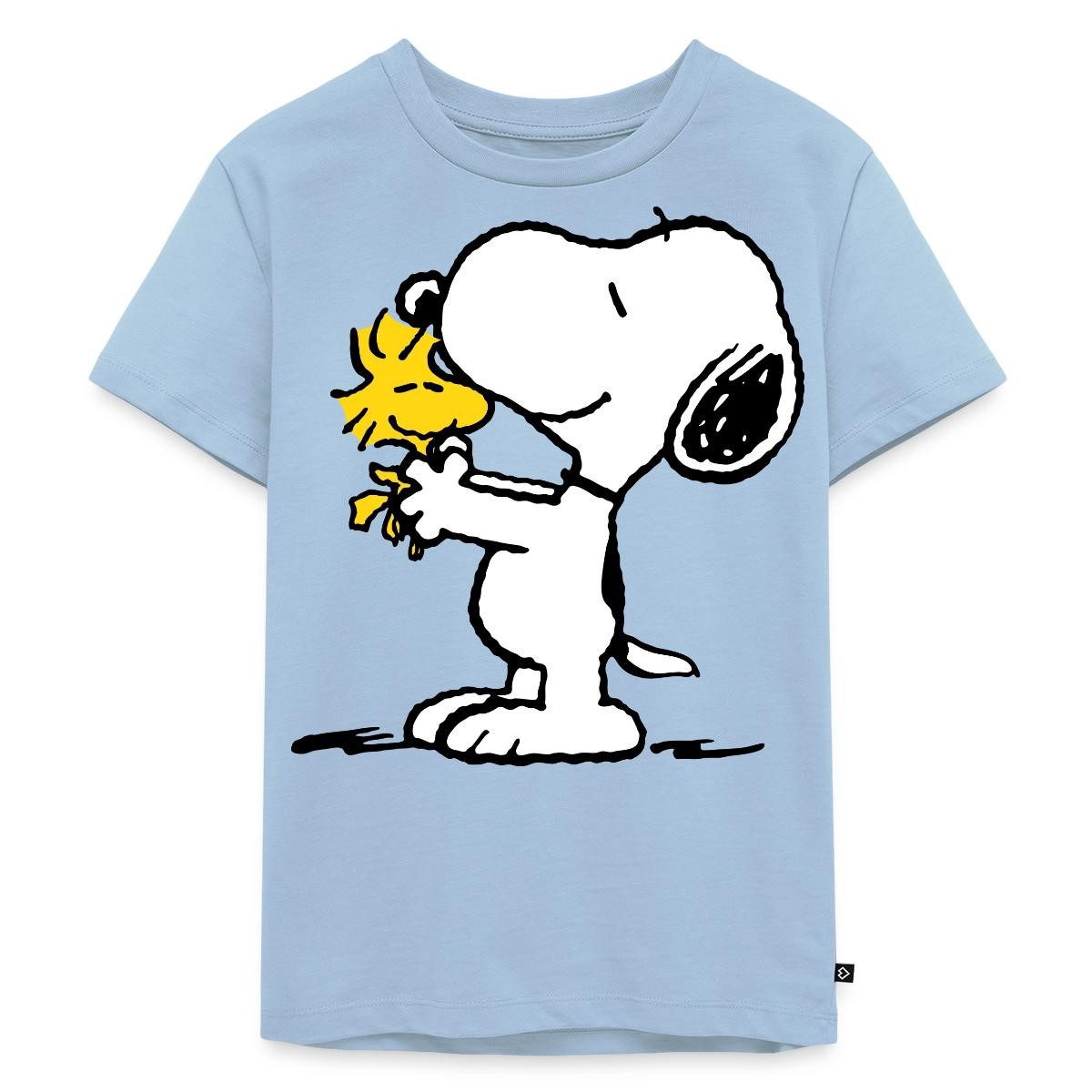 Spreadshirt T-Shirt Peanuts Snoopy Und Woodstock Kinder Premium T-Shirt (1-tlg)