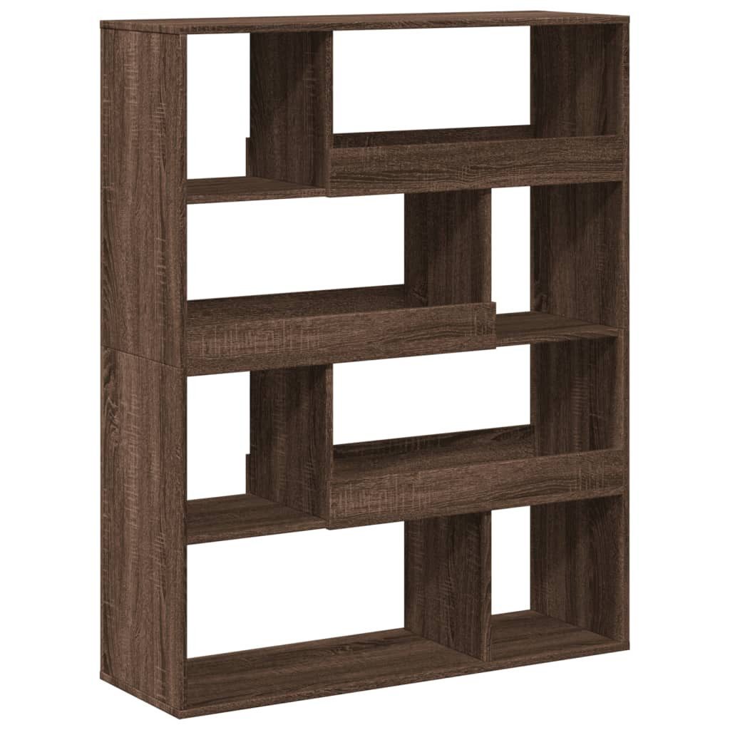vidaXL Bücherregal Raumteiler Eichen-Optik 100x33x125,5 cm günstig online kaufen