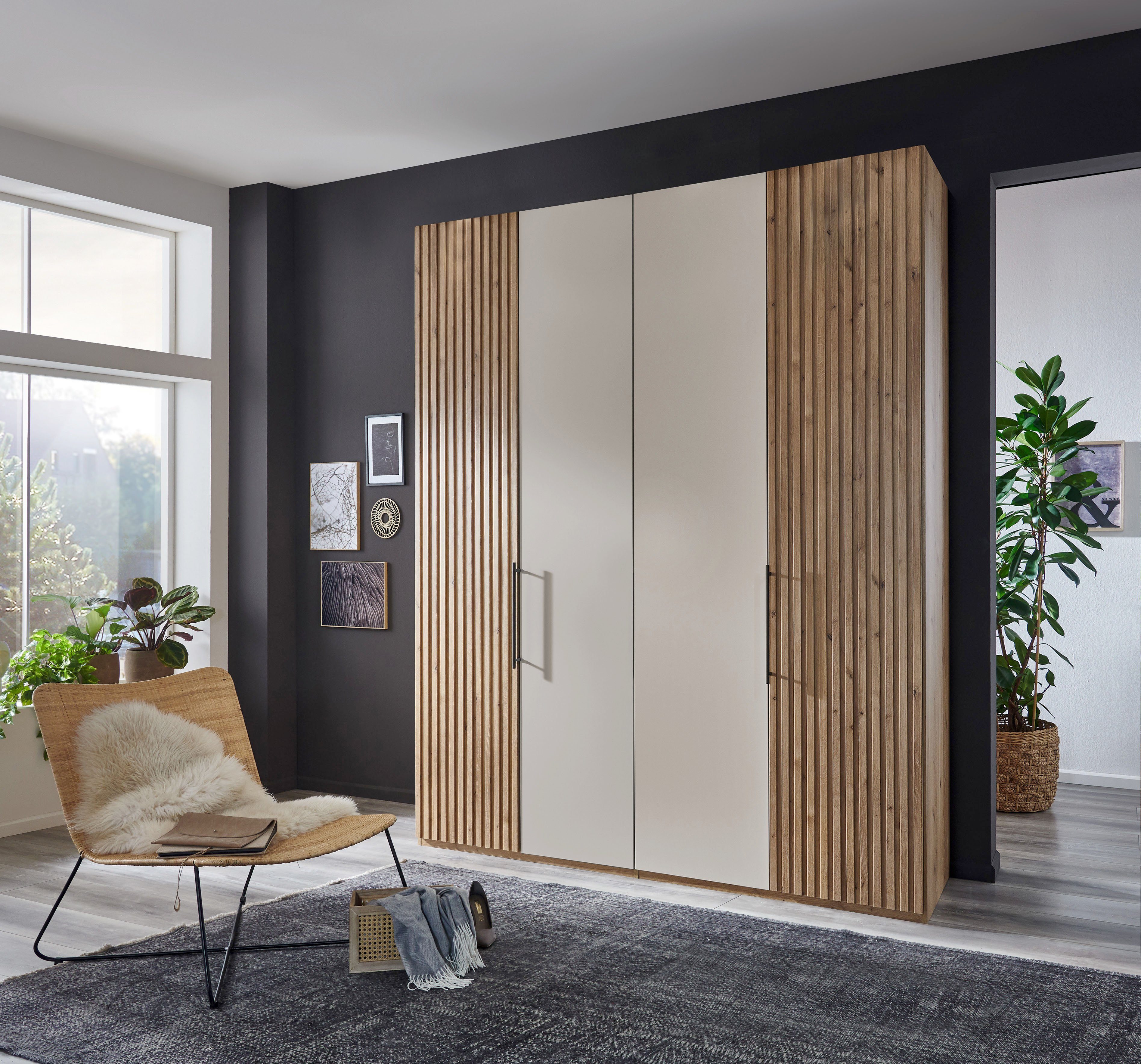 WIEMANN Kleiderschrank Denver hochwertige Beschläge
