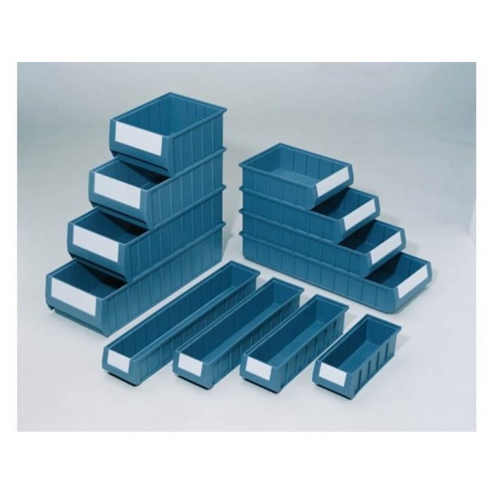 PROMAT Regal 16er Pack Regalkasten L300xB117xH90mm blau PP aus hochwertigem unzerb
