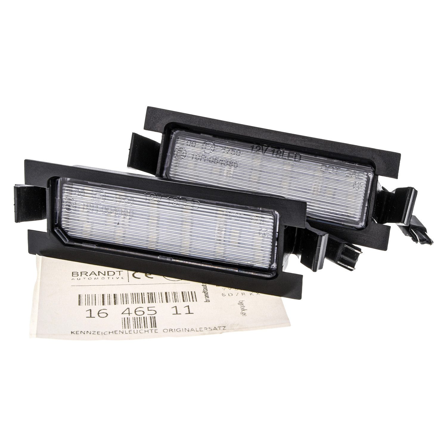 BRANDT AUTOMOTIVE KFZ-Ersatzleuchte LED Kennzeichenleuchten Auto Kennzeichenbeleuchtung, für Hyundai Accent IV (11–17); Elantra GT I GD (13–17); i30 II Hat...
