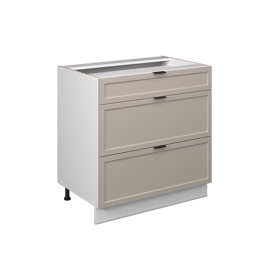Vicco Unterschrank Fame-Line, GrauBeige/Weiß, 80 cm günstig online kaufen