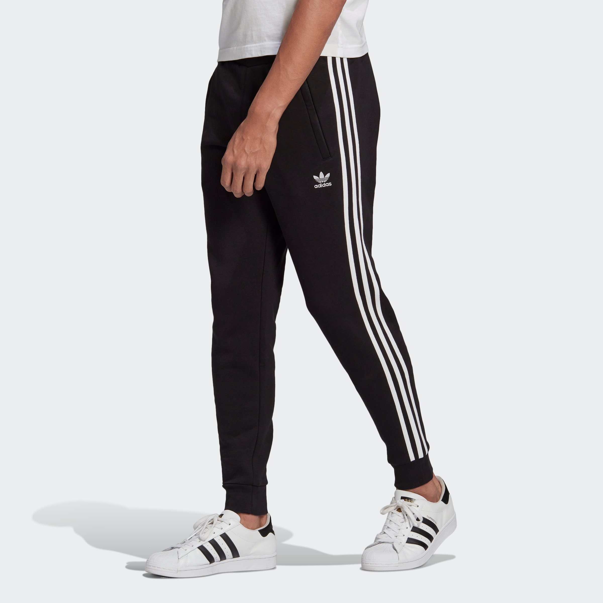 adidas Originals HOSE (1-tlg) 3-STREIFEN BLACK ADICOLOR Sporthose CLASSICS