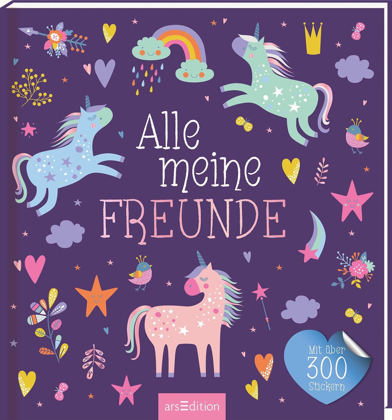 Poesiealbum Alle meine Freunde – Einhorn