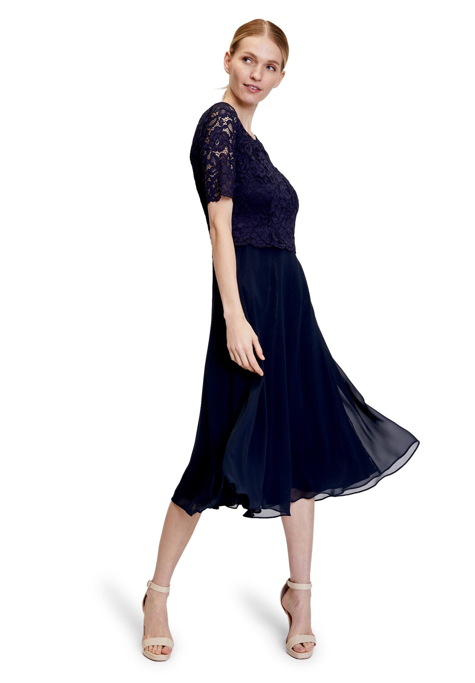 Vera Mont Cocktailkleid Damen mit Spitze Spitze