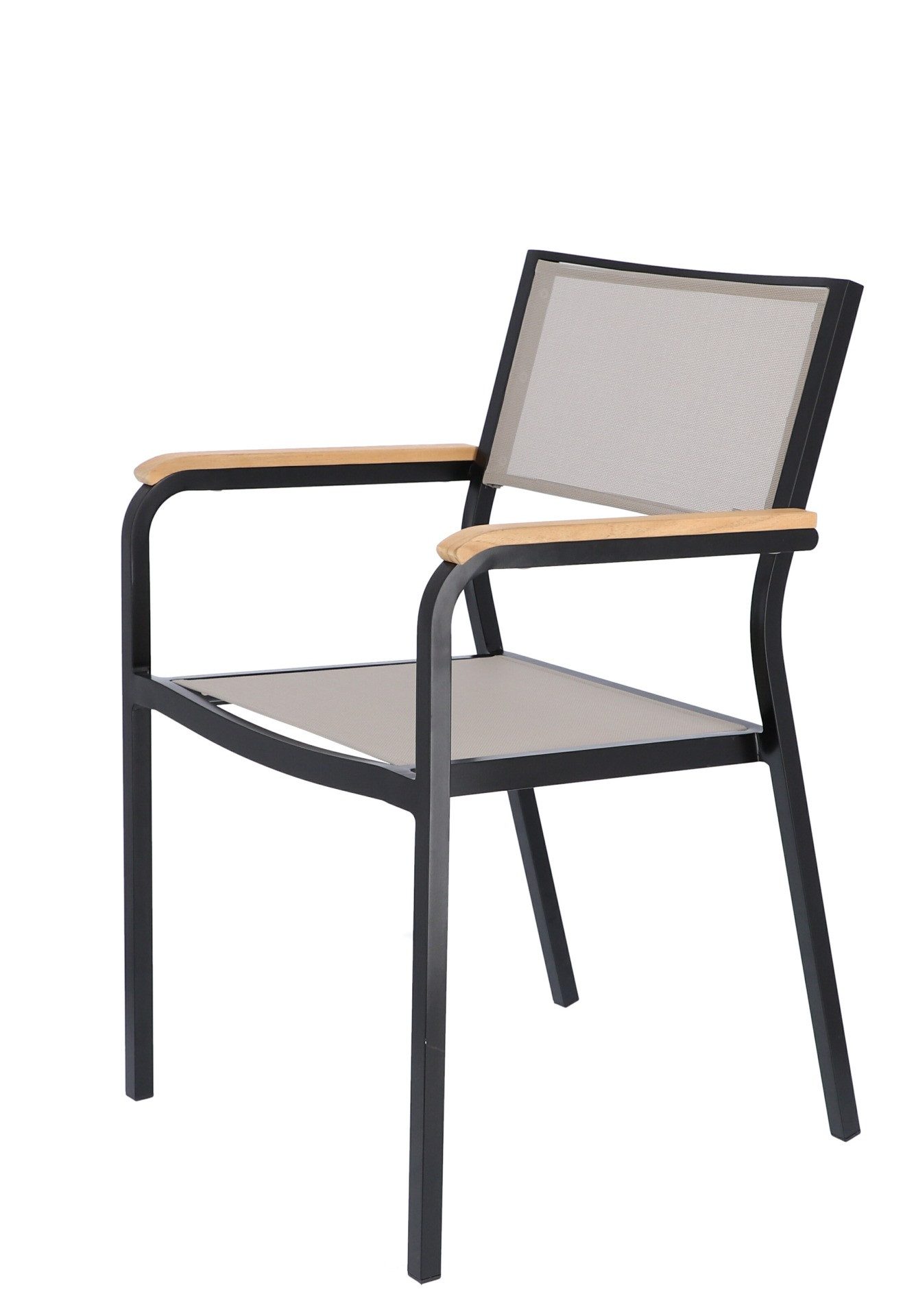 jankurtz Stuhl Lux aus Aluminium, Schwarz