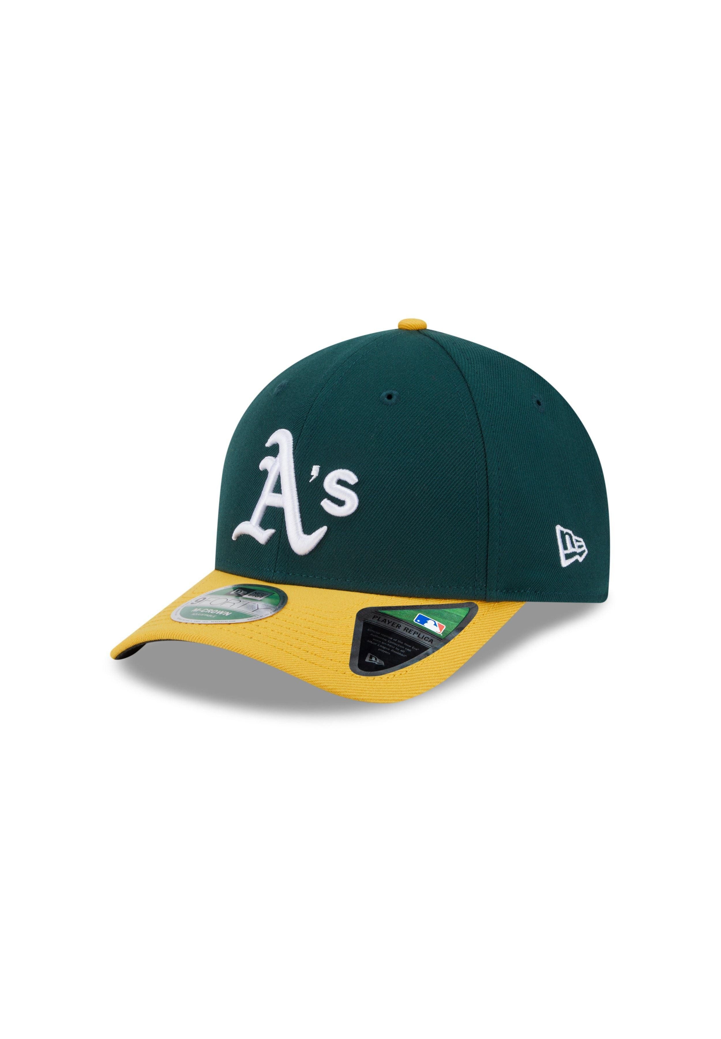 Baseball Cap Oakland Athletics New Era MLB Player Replica 9Forty M-Crown Cap Grün G