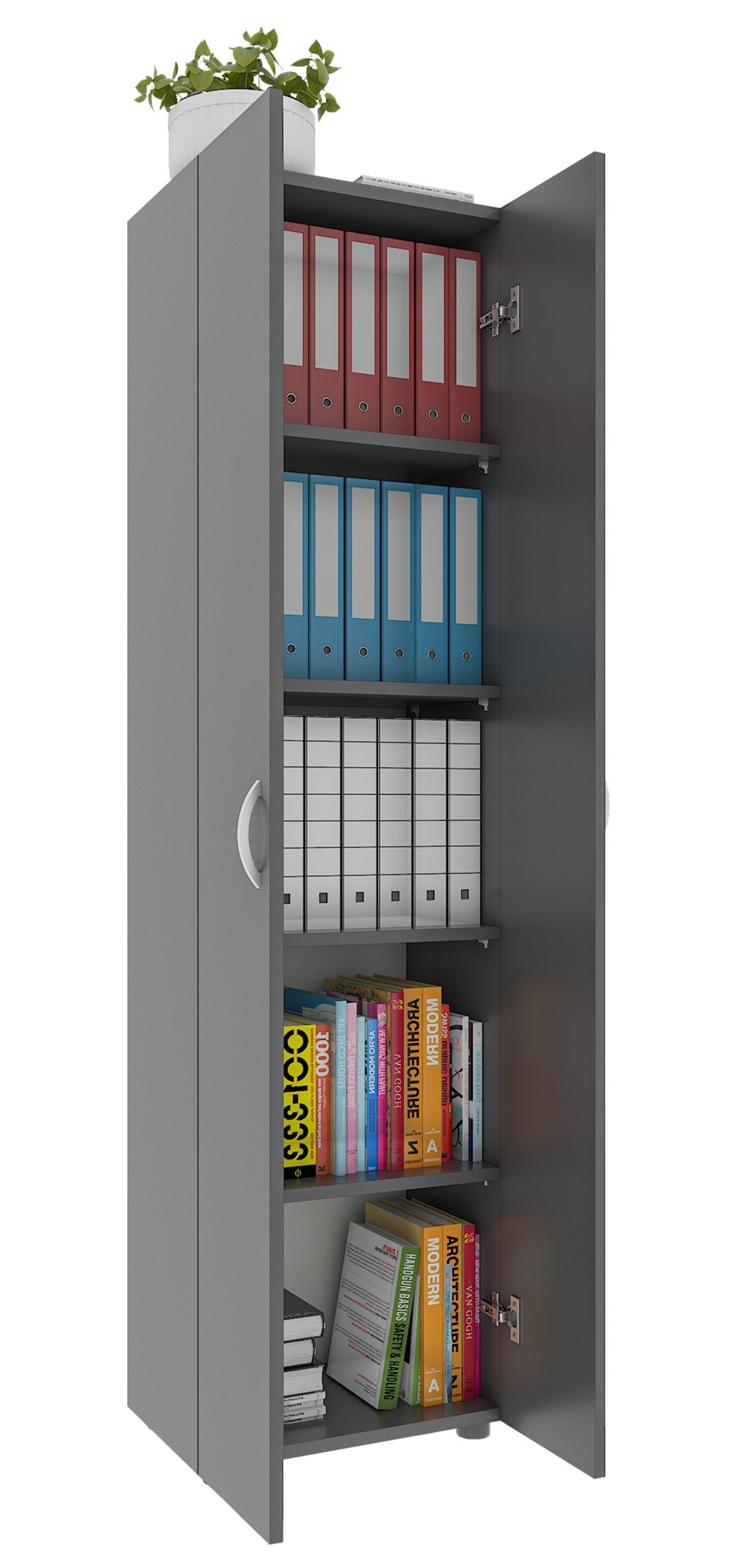 VCM Aktenschrank Büroschrank Bücher Ordner Aktenschrank günstig online kaufen