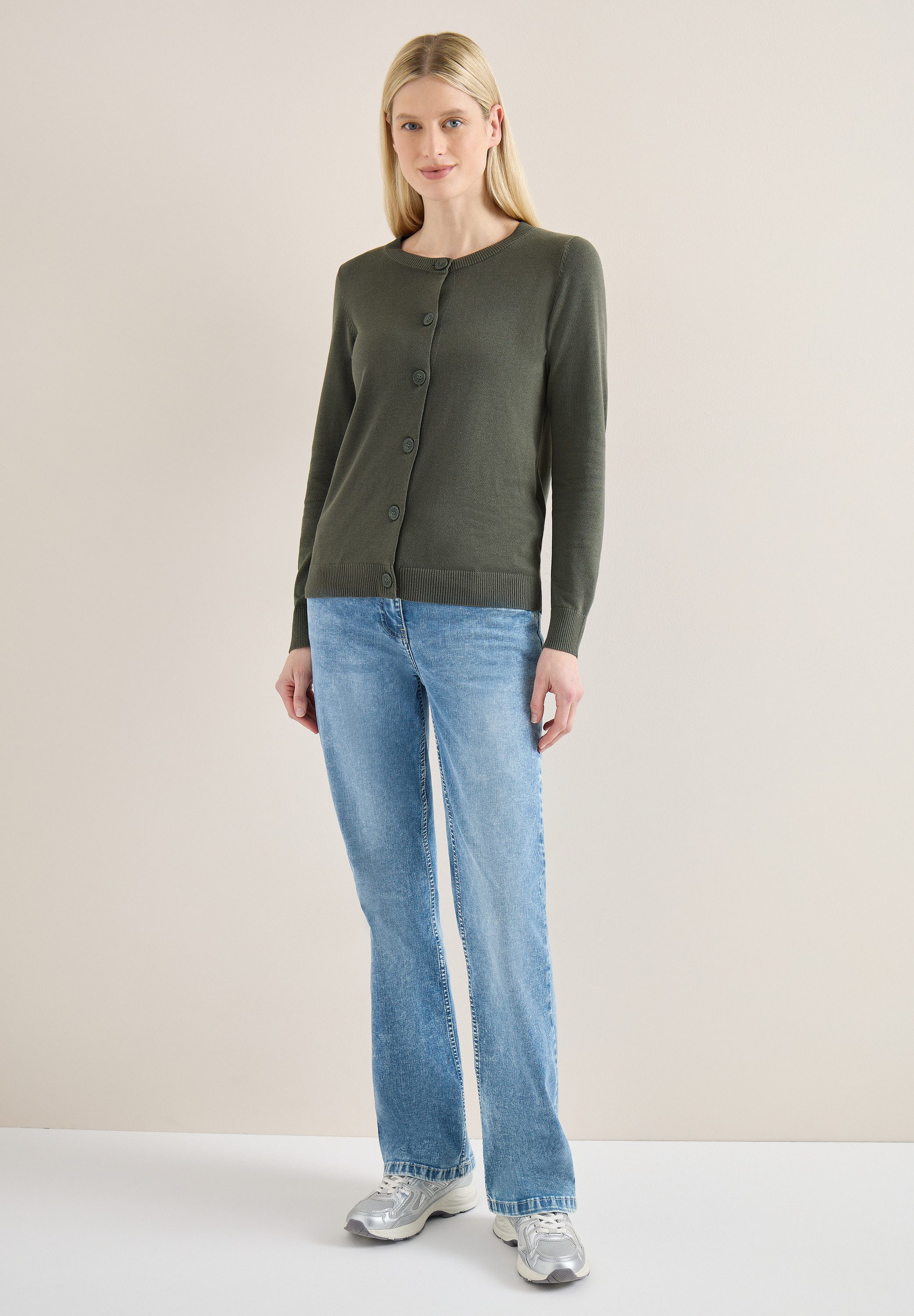 CECIL Cardigan mit Rundhalsausschnitt