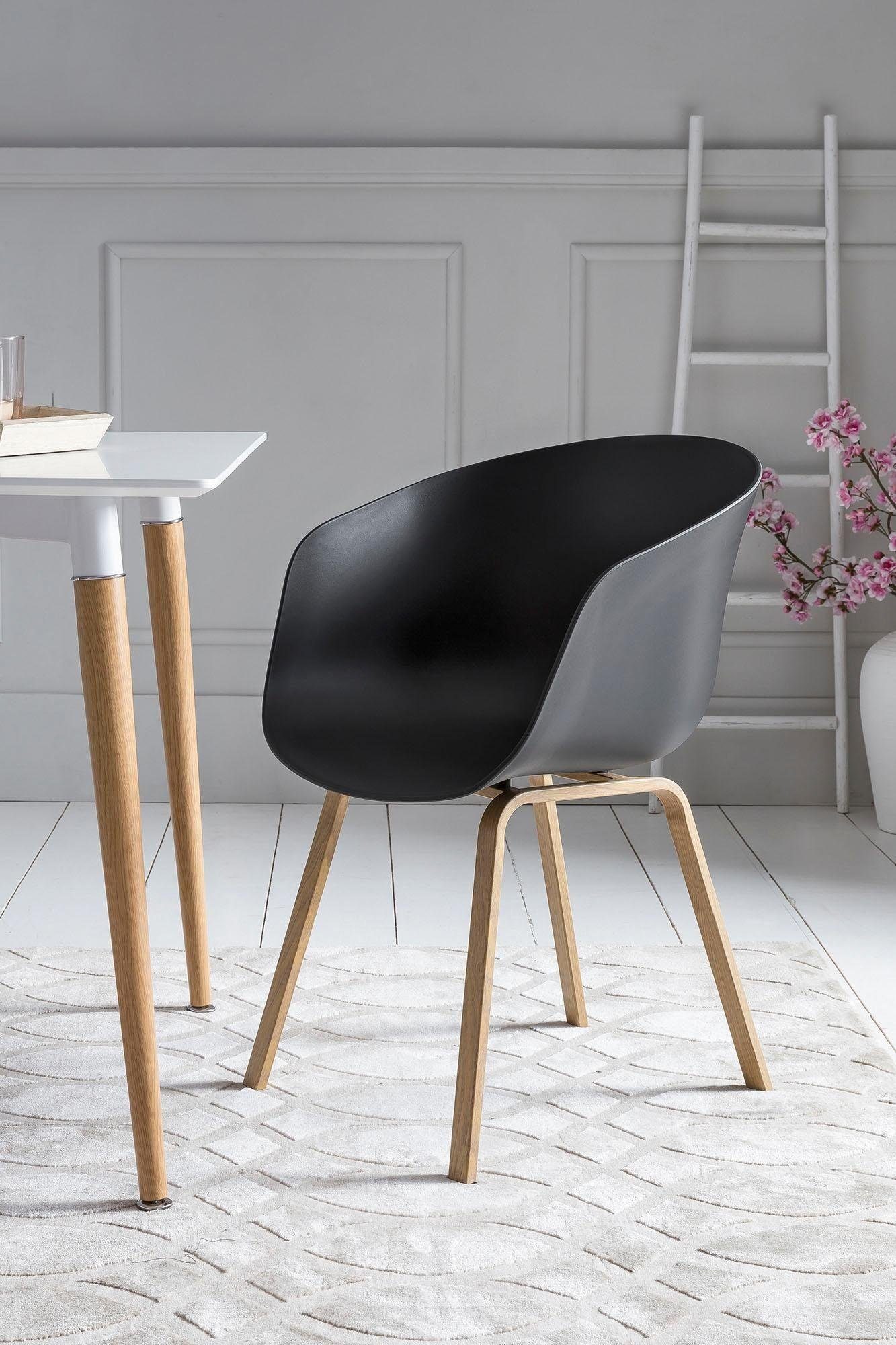 SalesFever Schalenstuhl (Set, 2 St), Metallbeine günstig online kaufen