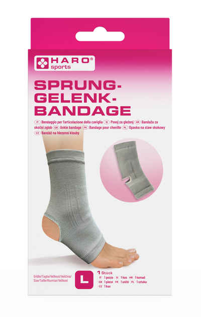 HARO-MC Fußbandage Fußbandage für Alltag, Beruf, Sport, Damen Herren