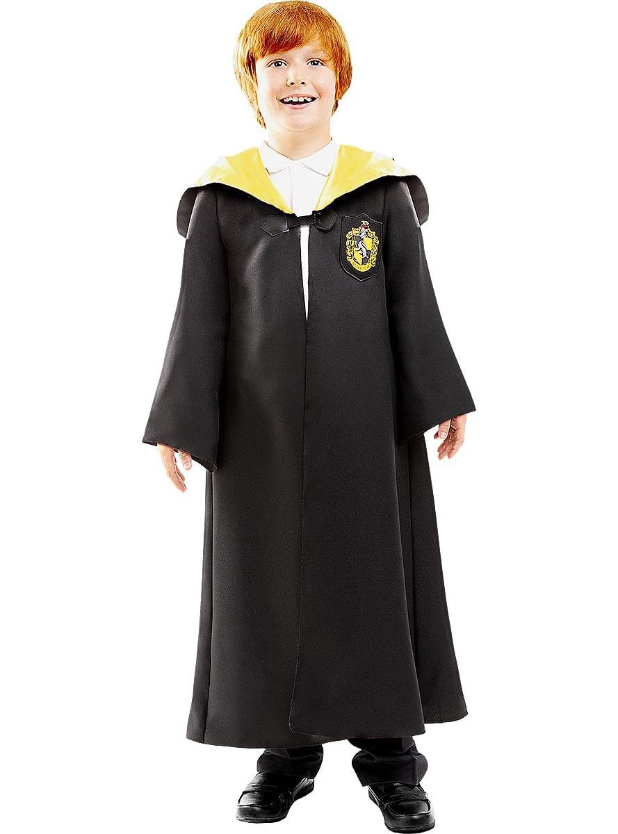 Metamorph Zauberer-Kostüm Harry Potter – Hufflepuff Umhang für Kinder, Authentisches Cape für Zauberschüler des Hauses Gryffindor
