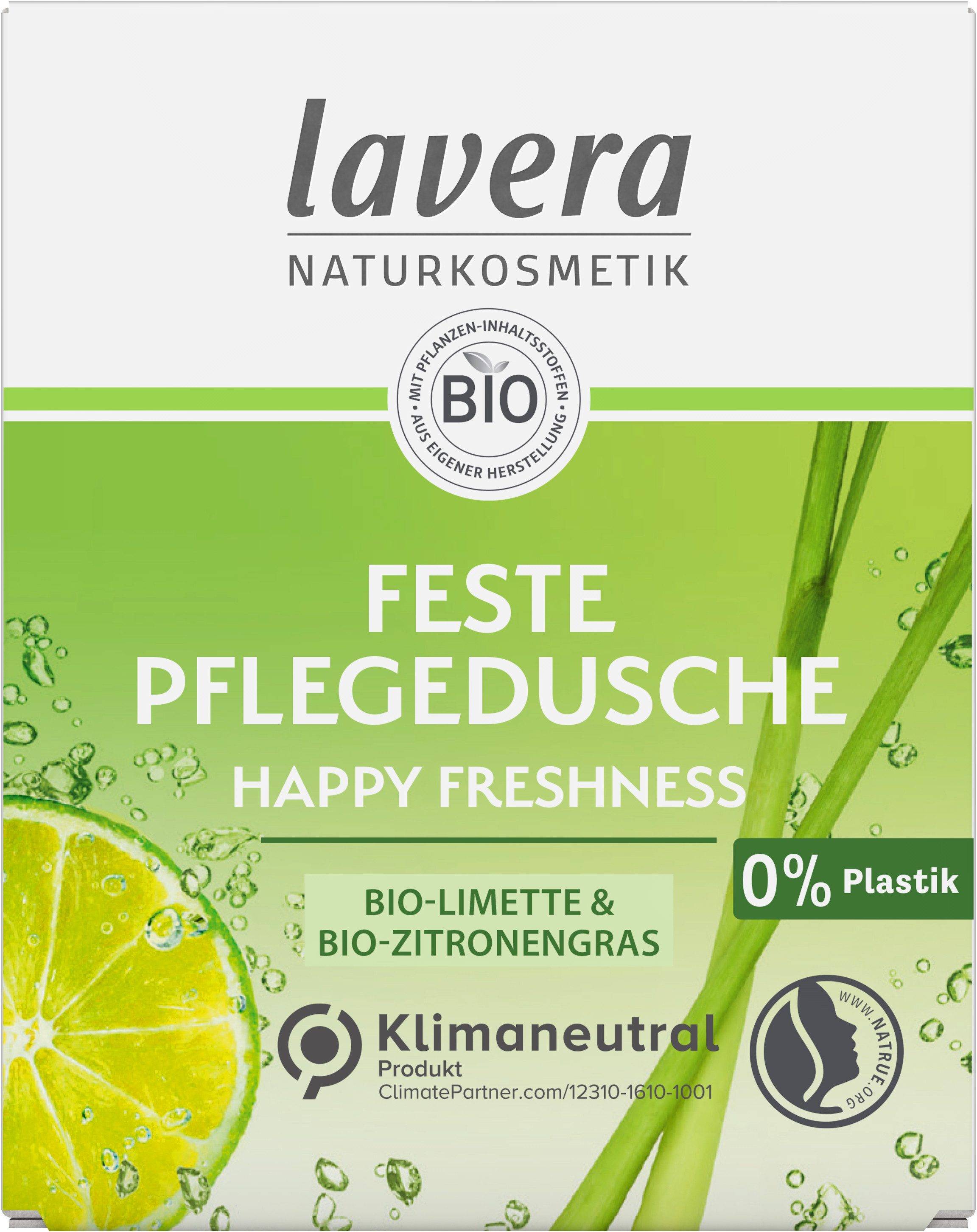 lavera Duschgel Feste Pflegedusche Happy Freshness