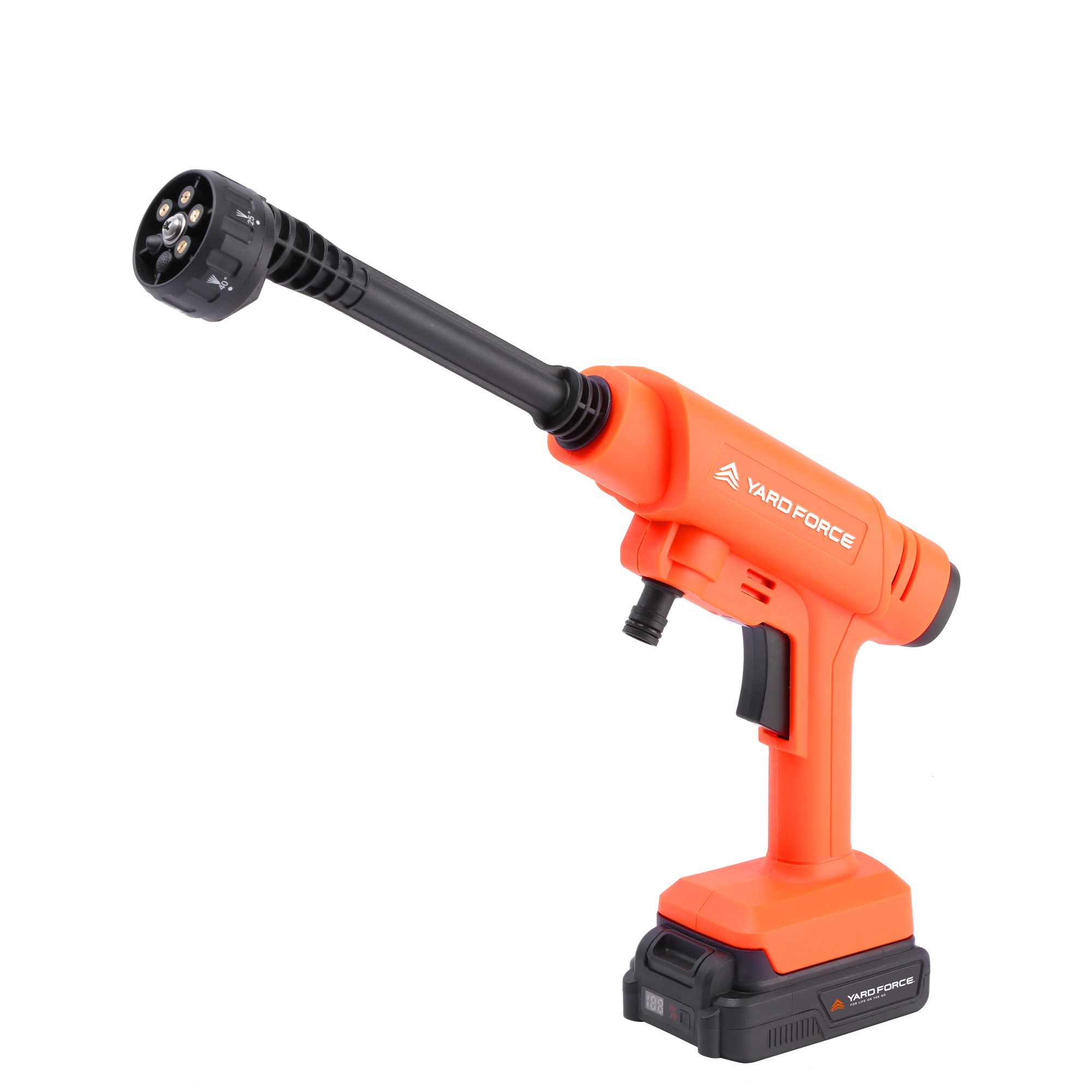 Yardforce Hochdruckreiniger LW C02B, 150 W, Fördermenge max: 220 l/h, mit einstellbarer 5-in-1-Düse