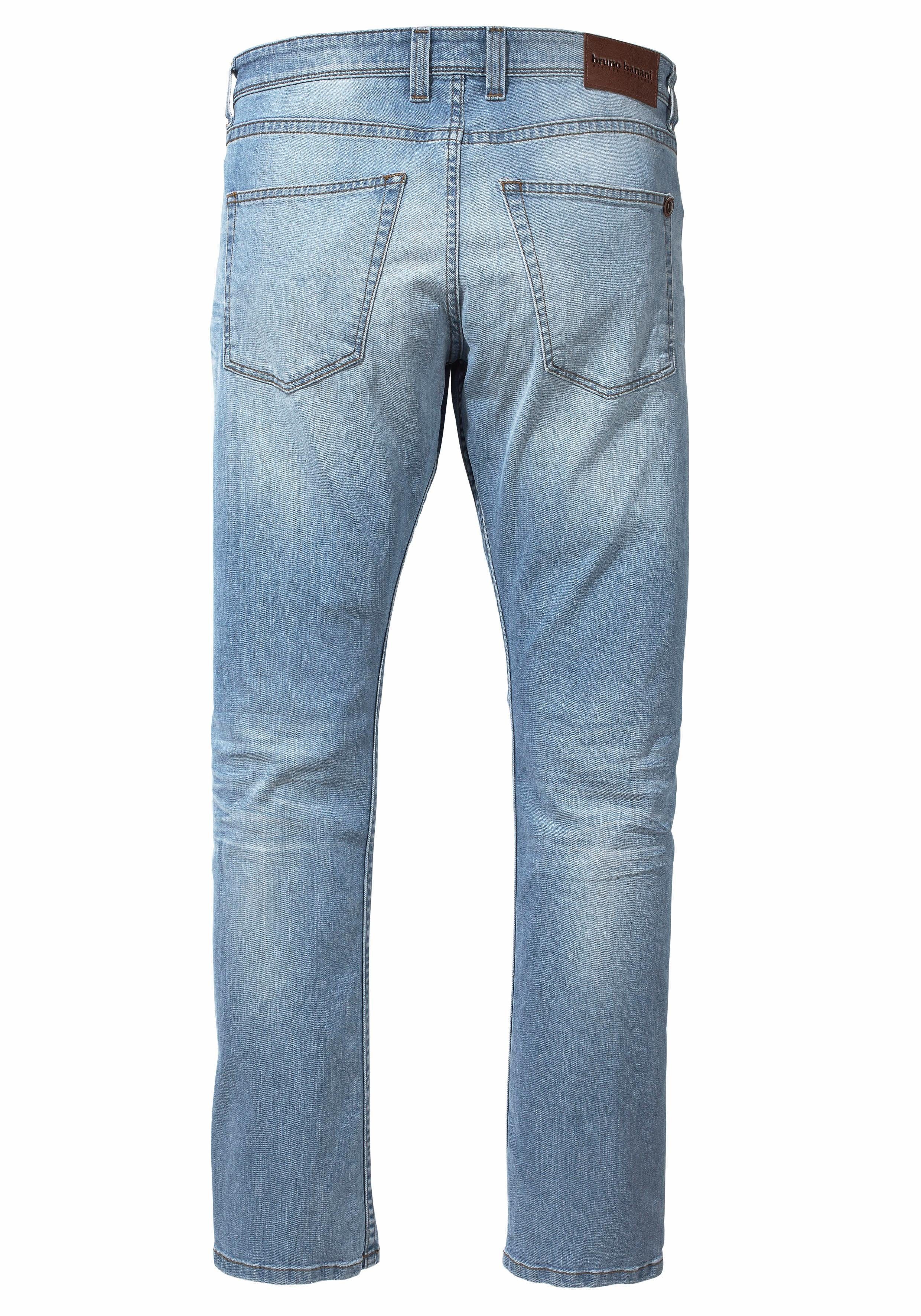 Bruno Banani Slim-fit-Jeans Jimmy (Stretch) schmale Beinform, niedrige Leibhöhe, mit Button-Fly – Bild 5 von 5