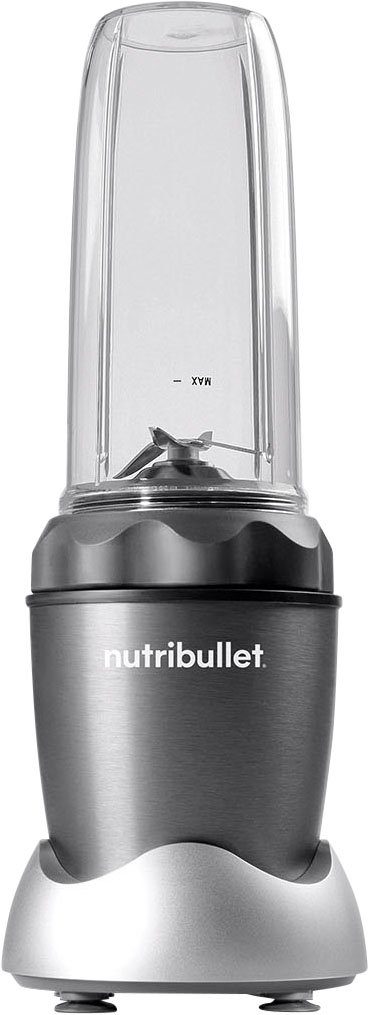 NB100DG, To-Go Standmixer, Multifunktionsmixer W, nutribullet Trinkbecher, 2 inkl. Smoothie-Maker Dunkelgrau 1000